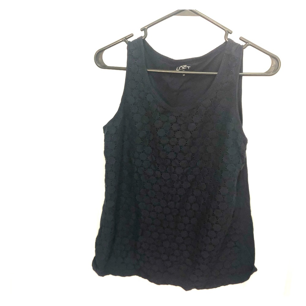 Navy Blue Medium Petite Tank Top